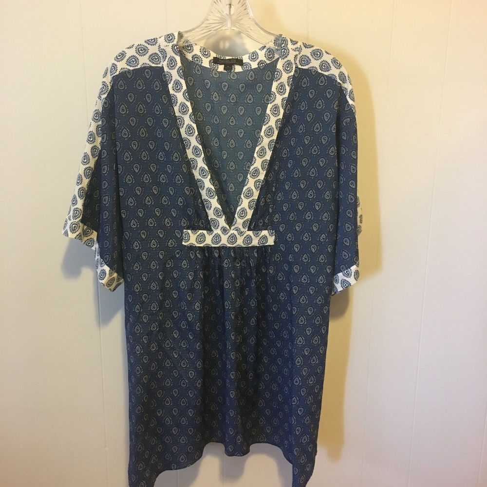 Rachel Zoe Pea in a Pod Boho Tunic Top 0076 - Picture 1 of 13
